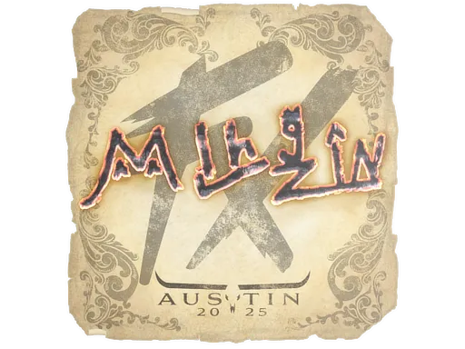 Sticker | mlhzin | Austin 2025 - $ 0.03