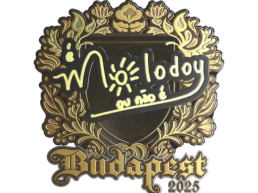 Sticker | molodoy (Gold) | Budapest 2025 - $ 17.48