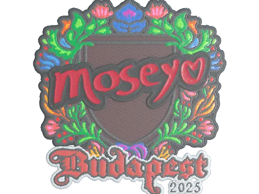 Sticker | Moseyuh (Embroidered) | Budapest 2025 - $ 0.08