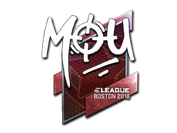 Sticker | mou (Foil) | Boston 2018 - $ 7.50