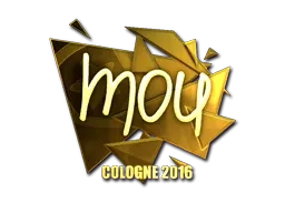 Sticker | mou (Gold) | Cologne 2016 - $ 77.82