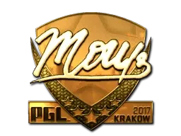 Sticker | mou (Gold) | Krakow 2017 - $ 542.01