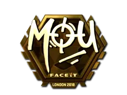 Sticker | mou (Gold) | London 2018 - $ 456.27