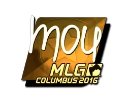 Sticker | mou (Gold) | MLG Columbus 2016 - $ 42.00