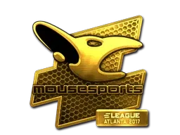 Sticker | mousesports (Gold) | Atlanta 2017 ``