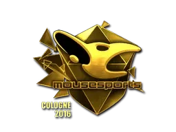 Sticker | mousesports (Gold) | Cologne 2016 ``