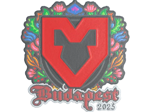 Sticker | MOUZ (Embroidered) | Budapest 2025 - $ 0.05