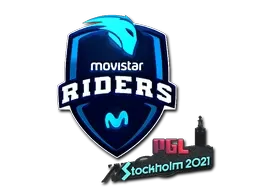 Sticker | Movistar Riders (Foil) | Stockholm 2021 - $ 6.82