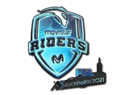 Sticker | Movistar Riders (Holo) | Stockholm 2021 - $ 10.77
