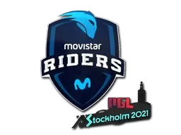 Sticker | Movistar Riders | Stockholm 2021 - $ 0.12
