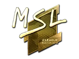 Sticker | MSL (Gold) | Boston 2018 - $ 227.30