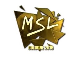 Sticker | MSL (Gold) | Cologne 2016 - $ 70.17