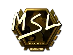 Sticker | MSL (Gold) | London 2018 - $ 380.00