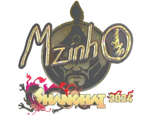 Sticker | mzinho (Glitter) | Shanghai 2024 - $ 0.07