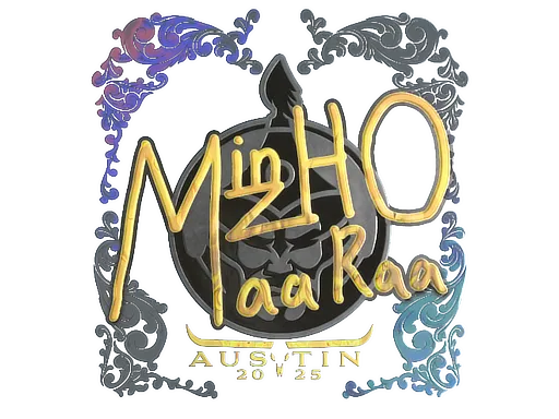 Sticker | mzinho (Holo) | Austin 2025 - $ 0.35