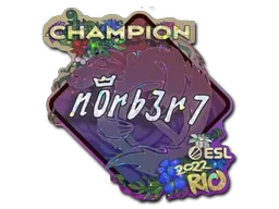 Sticker | n0rb3r7 (Glitter, Champion) | Rio 2022 - $ 0.04