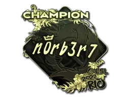 Sticker | n0rb3r7 (Gold, Champion) | Rio 2022 - $ 2.08
