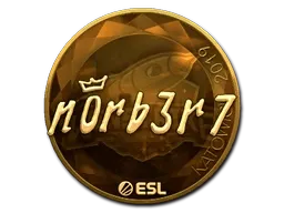 Sticker | n0rb3r7 (Gold) | Katowice 2019 - $ 54.20
