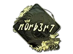 Sticker | n0rb3r7 (Gold) | Rio 2022 - $ 3.48