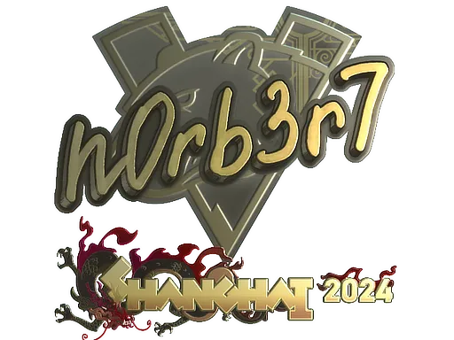 Sticker | n0rb3r7 (Gold) | Shanghai 2024 - $ 2.71