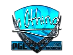 Sticker | n0thing (Foil) | Krakow 2017 - $ 48.85