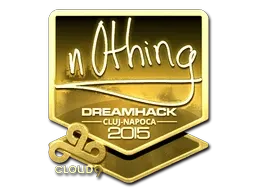 Sticker | n0thing (Gold) | Cluj-Napoca 2015 - $ 53.02