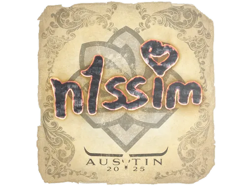Sticker | n1ssim | Austin 2025 - $ 0.03