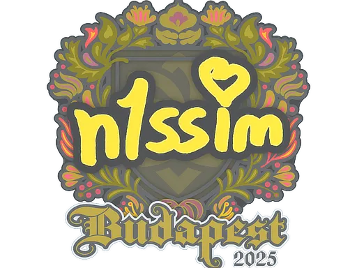 Sticker | n1ssim | Budapest 2025 - $ 0.07