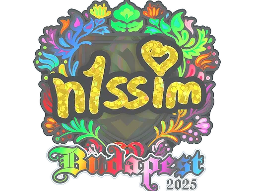 Sticker | n1ssim (Holo) | Budapest 2025 - $ 1.25