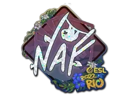 Sticker | NAF (Glitter) | Rio 2022 - $ 0.10