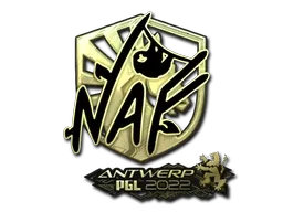 Sticker | NAF (Gold) | Antwerp 2022 - $ 5.38
