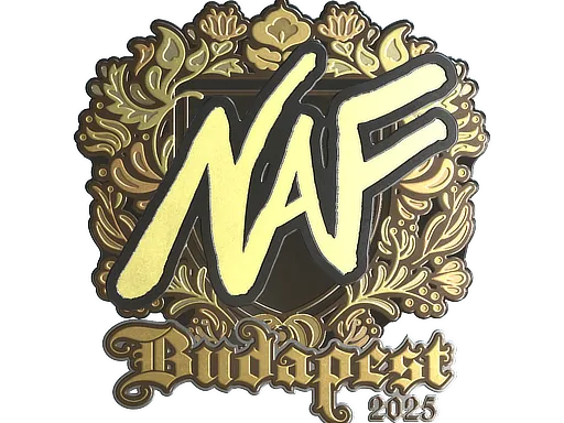Sticker | NAF (Gold) | Budapest 2025 - $ 4.37