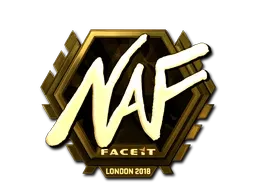 Sticker | NAF (Gold) | London 2018 - $ 895.63