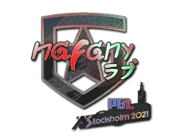 Sticker | nafany (Holo) | Stockholm 2021 - $ 0.36
