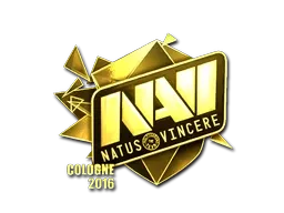 Sticker | Natus Vincere (Gold) | Cologne 2016 ``