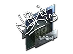 Sticker | NBK- (Foil) | Boston 2018 - $ 5.20