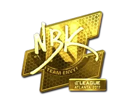 Sticker | NBK- (Gold) | Atlanta 2017 - $ 99.25