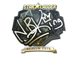 Sticker | NBK- (Gold) | Berlin 2019 - $ 10.17