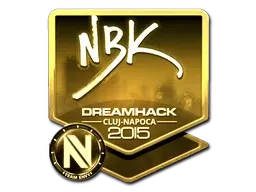 Sticker | NBK- (Gold) | Cluj-Napoca 2015 - $ 32.48