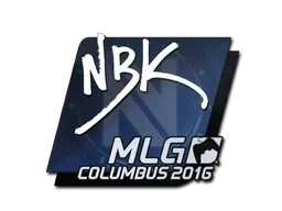 Sticker | NBK- | MLG Columbus 2016 - $ 2.52