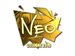Sticker | NEO (Gold) | Cologne 2016 - $ 45.95