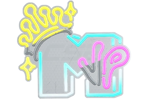 Sticker | Neon MVP (Lenticular) - $ 8.04