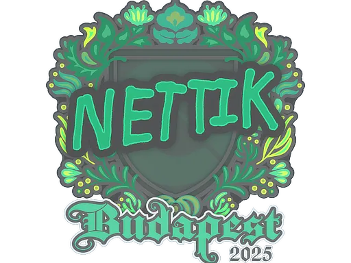 Sticker | nettik | Budapest 2025 - $ 0.04
