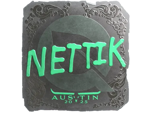 Sticker | nettik (Foil) | Austin 2025 - $ 0.08