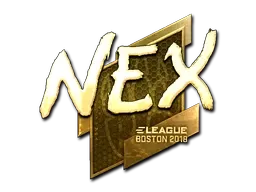 Sticker | nex (Gold) | Boston 2018 - $ 251.79