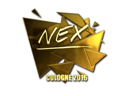 Sticker | nex (Gold) | Cologne 2016 - $ 77.82