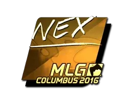 Sticker | nex (Gold) | MLG Columbus 2016 - $ 38.57