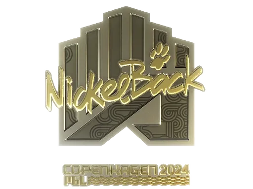 Sticker | NickelBack (Gold) | Copenhagen 2024 - $ 1.01