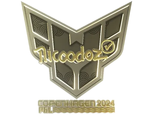 Sticker | nicoodoz (Gold) | Copenhagen 2024 - $ 2.18