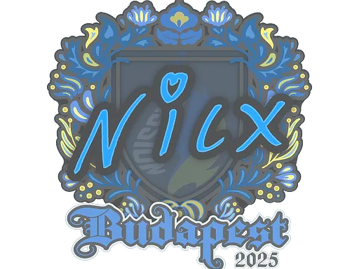 Sticker | nicx | Budapest 2025 - $ 0.03